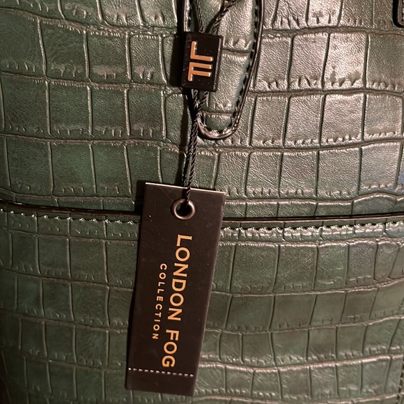 London Fog mock croc tote - Picture 4 of 5